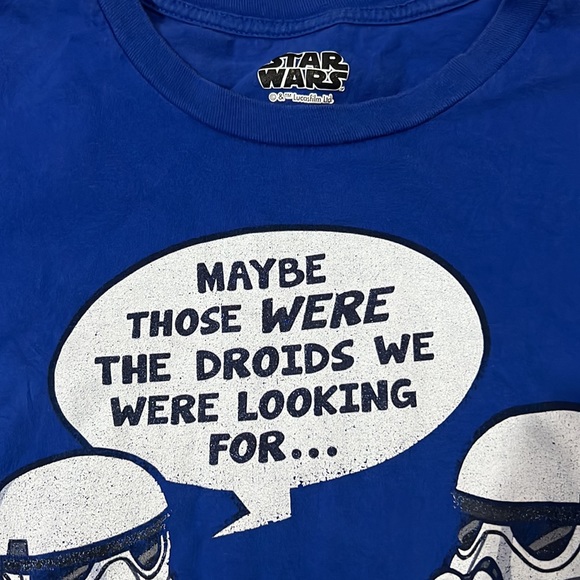 Mens Star Wars T-shirt Sz M EUC - Picture 2 of 3